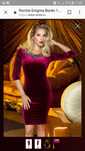 Rochie din catifea eleganta