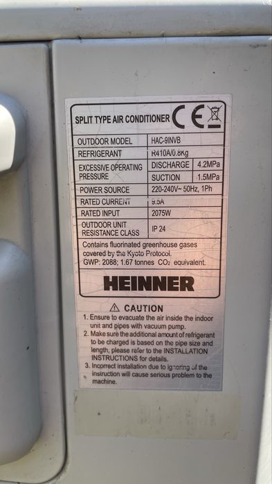 Vand aer conditionat Heinner