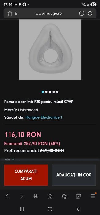 Pernă de schimb F20