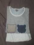 Set pijamale noi tricou+pantaloni