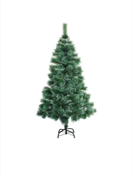 Brad Pin artificial varfuri albe 1.8m cu suport metalic