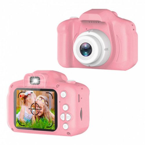 Детски електронен фотоапарат. Цвят: Син или Розов