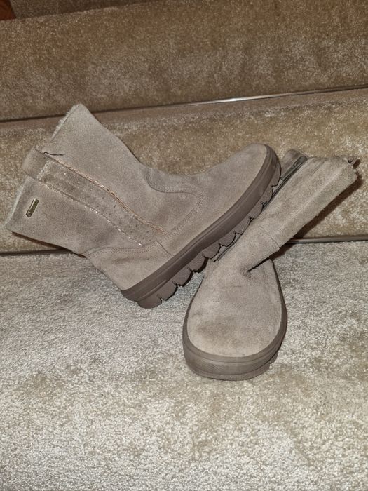 Ghete piele imblanite cu membrana Gore-tex 28