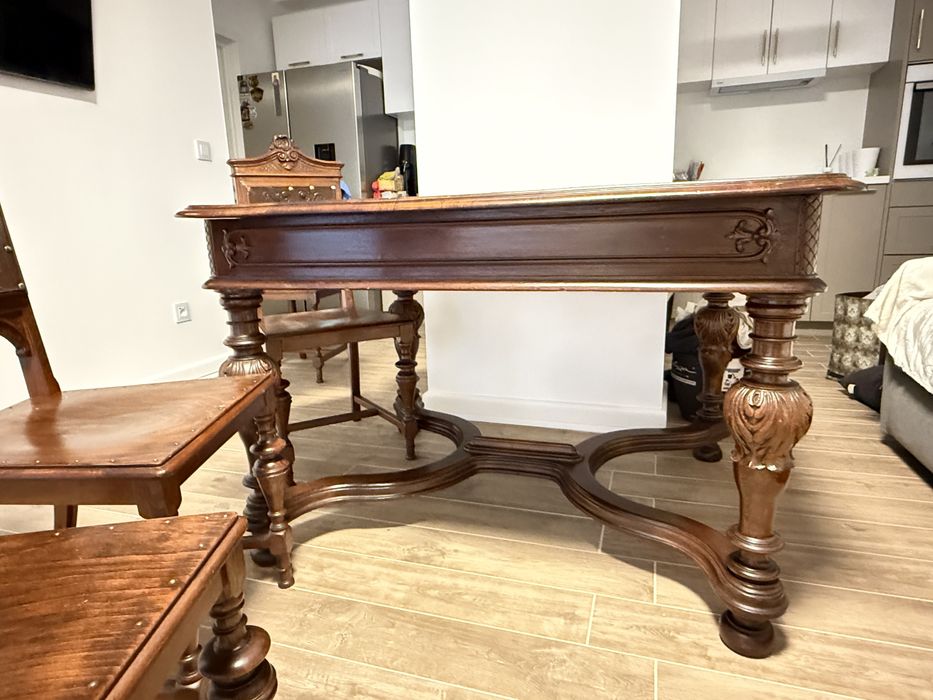 Masa Baroc cu 6 scaune