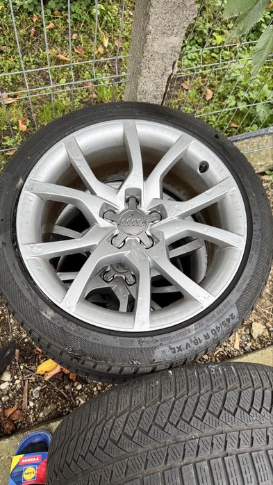 Vand Jante Originale Audi A5 A4 A6 5x112 Anvelope iarna 245 40 18