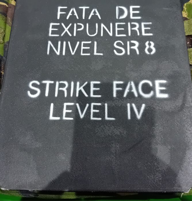 Set placi antiglont, nivel IV protectie ( cal. 7.62 mm)