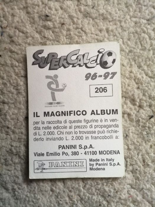 sticker supercalcio 96-97