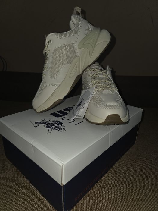 Adidasi dama U.S. POLO ASSN BEJ Nr 38