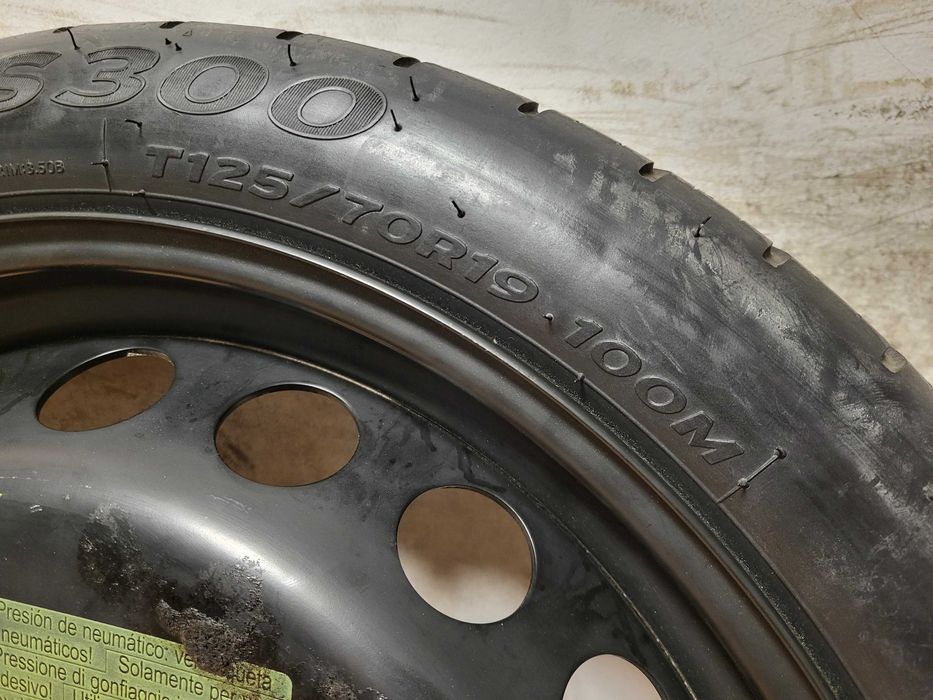 Патерица 19" 5х112 Audi Vw Seat Skoda  резервна 16 цола