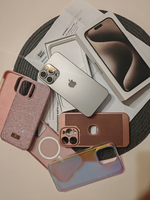 Iphone 15 pro max Natural 92% BH като НОВ