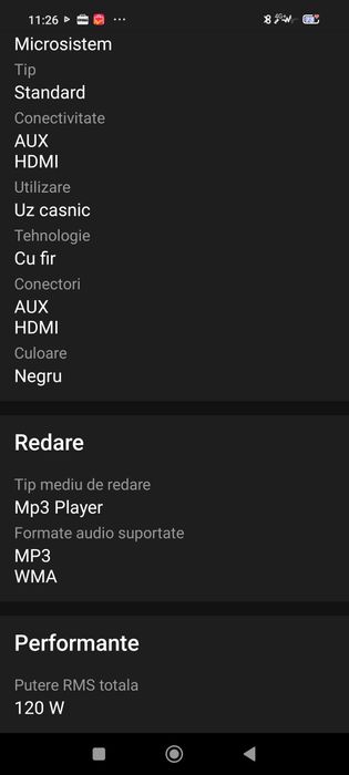 Microsistem Samsung MM-D430D/XN FARA BOXE