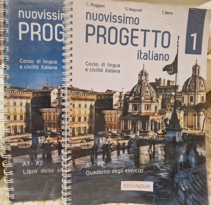 Продам учебник и тетрадь по итальянскому языку.