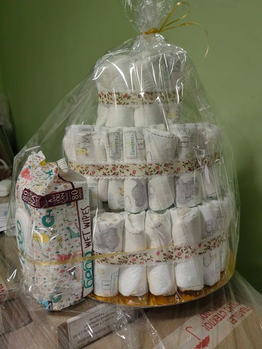 Торта от памперси