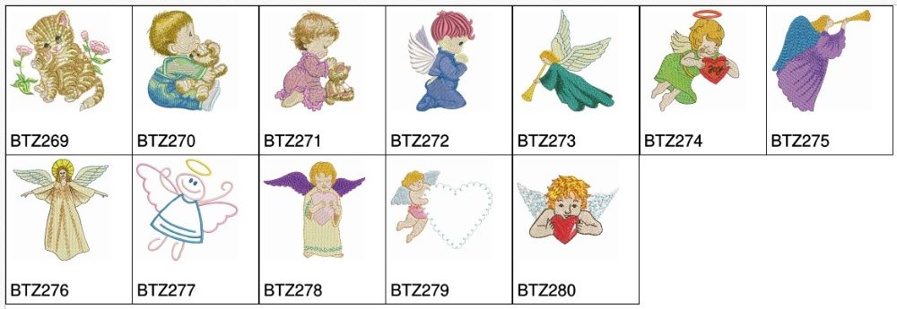 colectie broderii pentru BOTEZ vol.2/ 180 programe