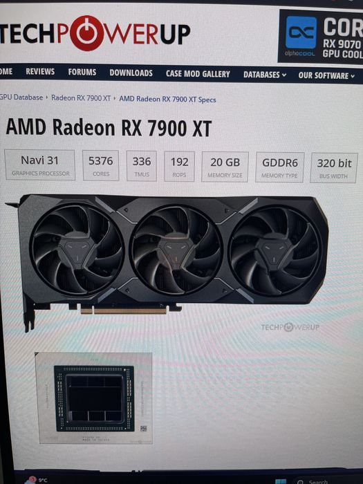 Placa video RX 7900 XT 20gb GDDR6 320bit