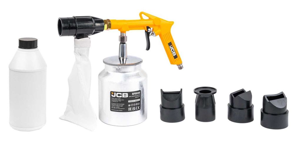 Пневматичен Пясъкостръен Пистолет 1Л С 4 ДЮЗИ JCB , RP8048