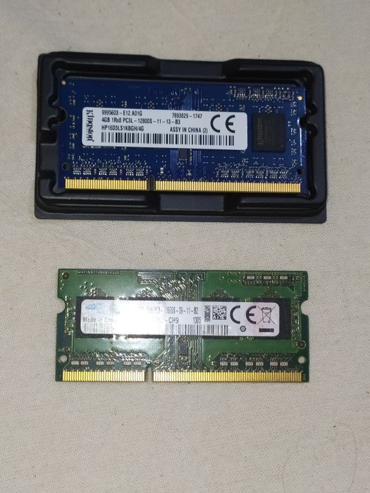 Noutbuk uchun Operativ xotira DDR 3 4 GB Kingstan orginal