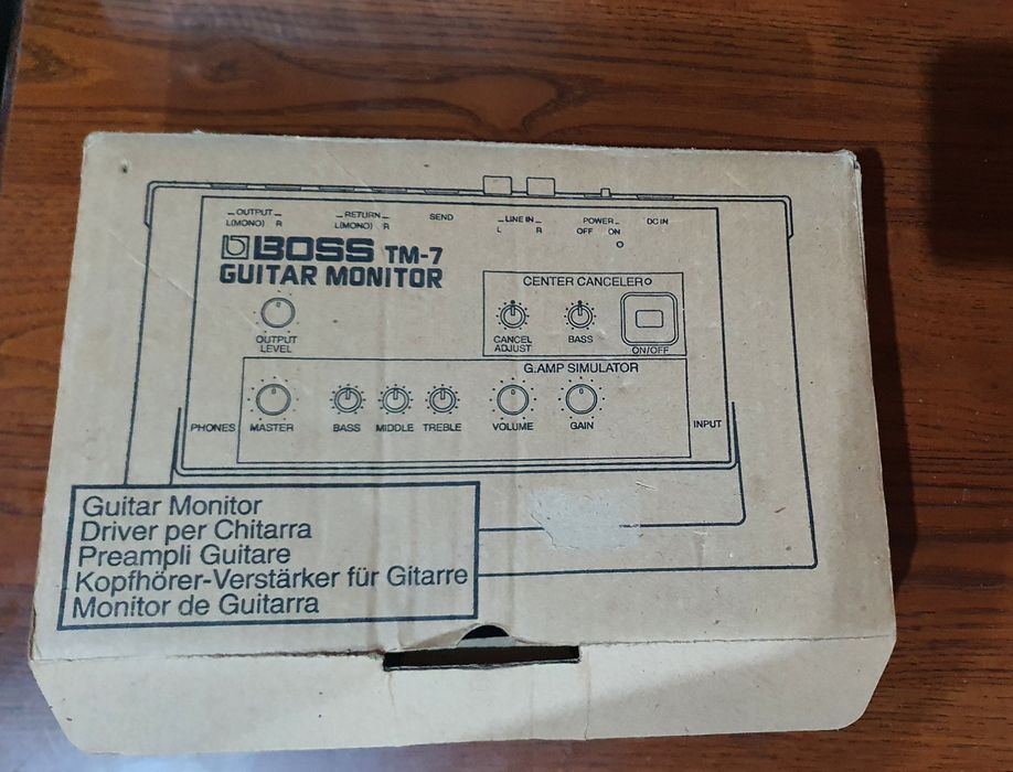Нов Китарен ефект/монитор Boss TM-7
