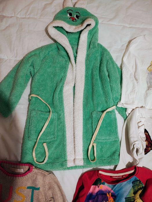 Halat casa pluovor bluze gradinita 110  cm 4 5 ani fetiță