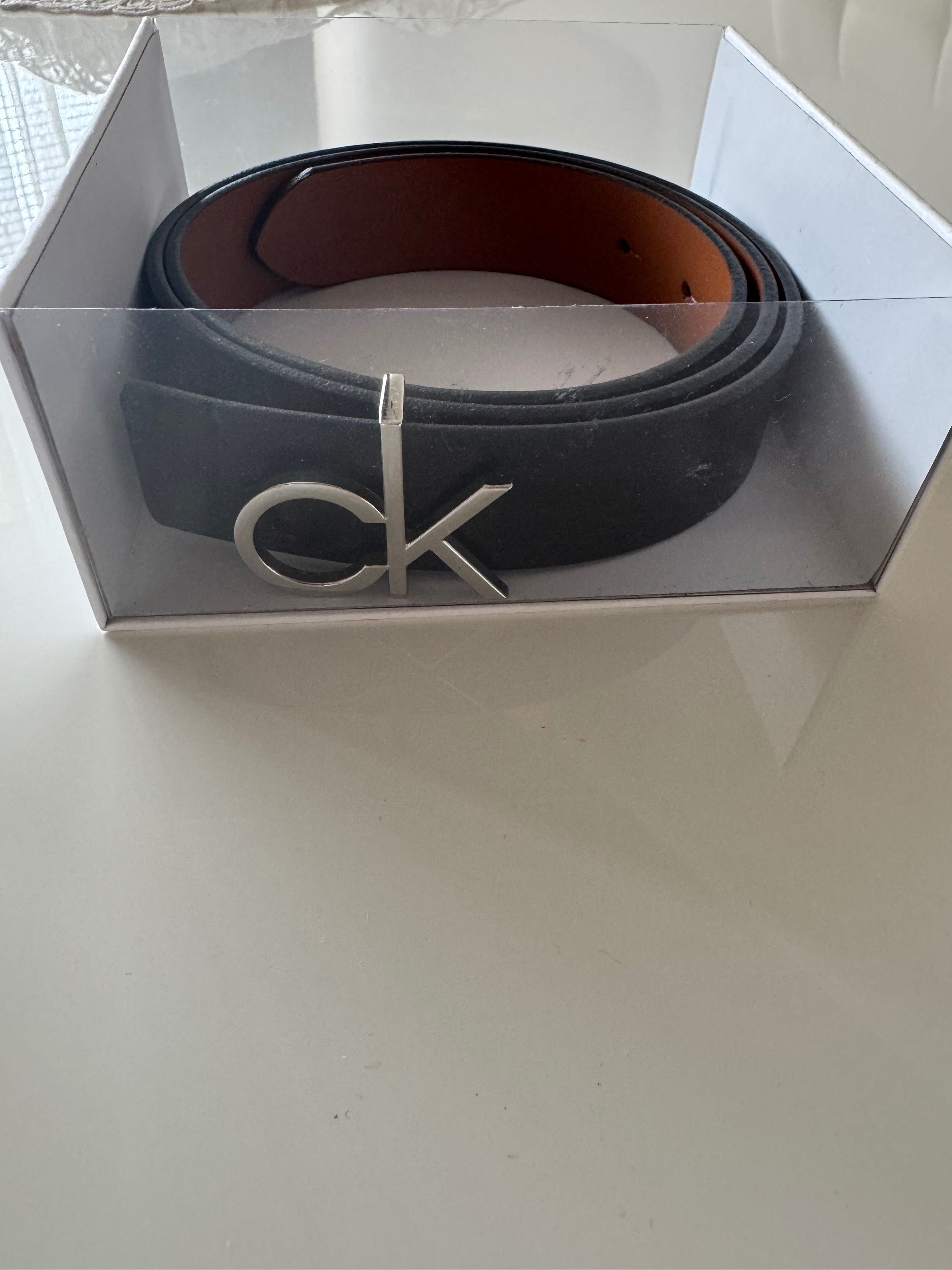 Оригинален колан Calvin Klein от естествена кожа