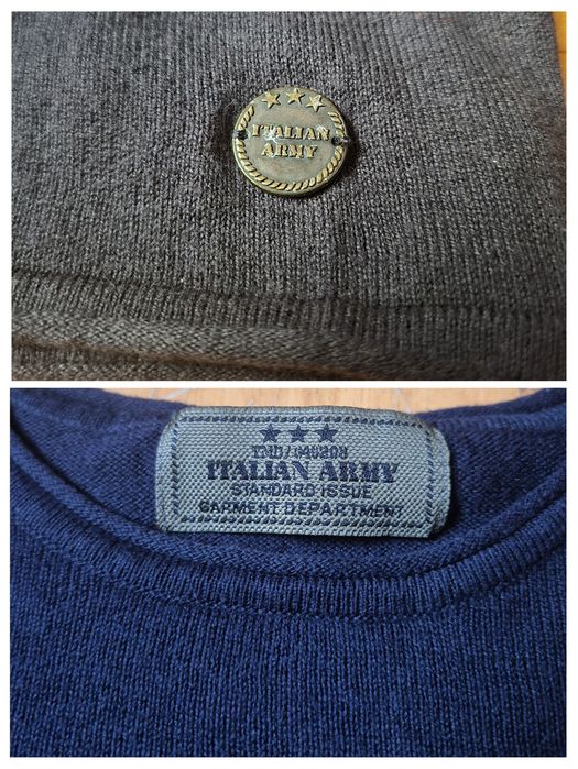 Pulover Bărbați Italian Army, Standard Issue, 100% Bumbac - S