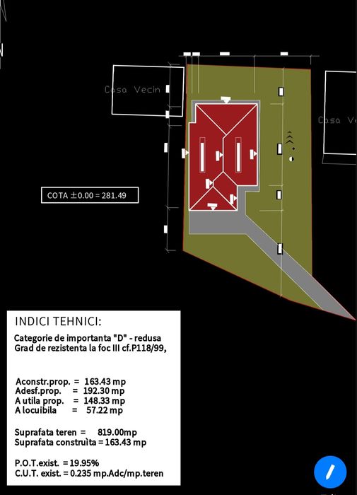 vand teren pe gheorghe doja 819mp
