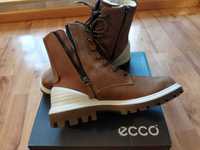 Ботинки Ecco (Дания),зимние,кожа+овчина,оригинал,новые,р-р 39