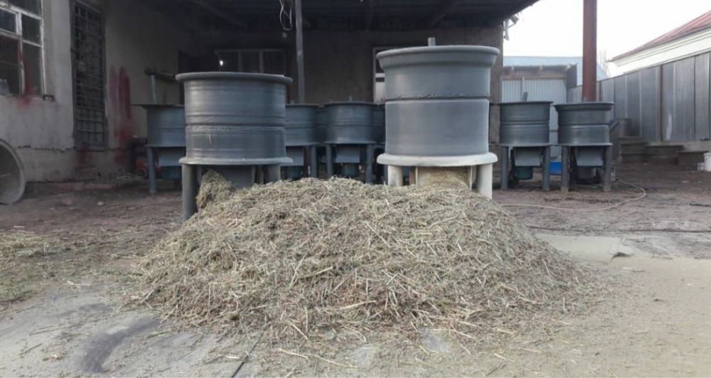 Дробилка для сена и зерна дробилки 3в1 Универсальная шоп турайтын