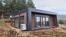 Casa Modulara, Garaje Auto, Containere din panou sandwich termoizolant