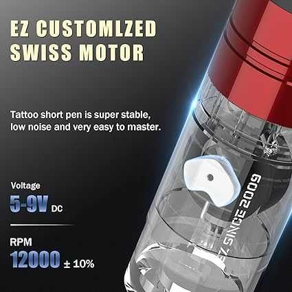KIT EZ EvoTech S, Swiss Motor! NOU Aparat de tatuat, Calitate Marca EZ
