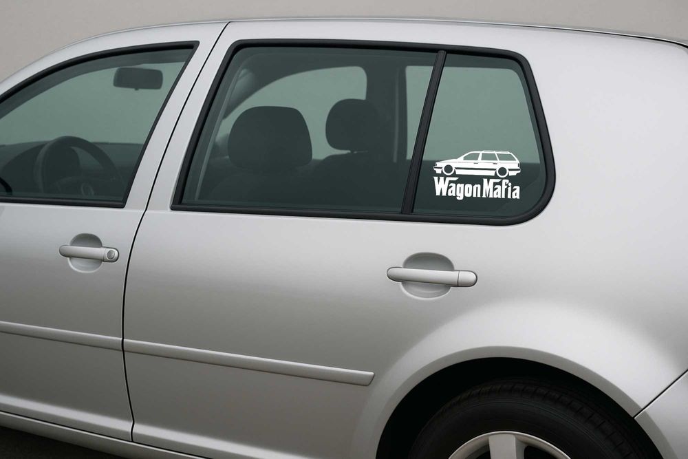 Стикер ВАГОН Мафия за Пассат Б3