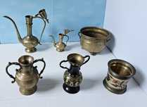 Lot vase din bronz/alamă