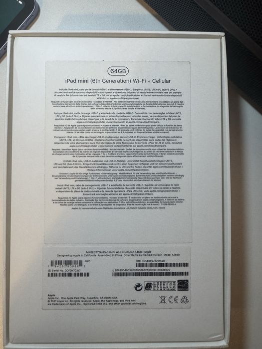 Ipad mini (6th generation) wi-fi+cellular !