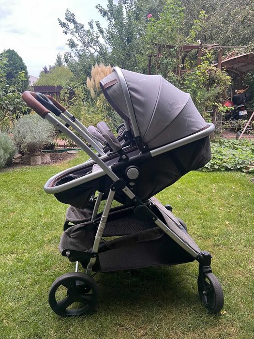 Vand carucior gemeni Chipolino Duo Smart 3 in 1 anthracite