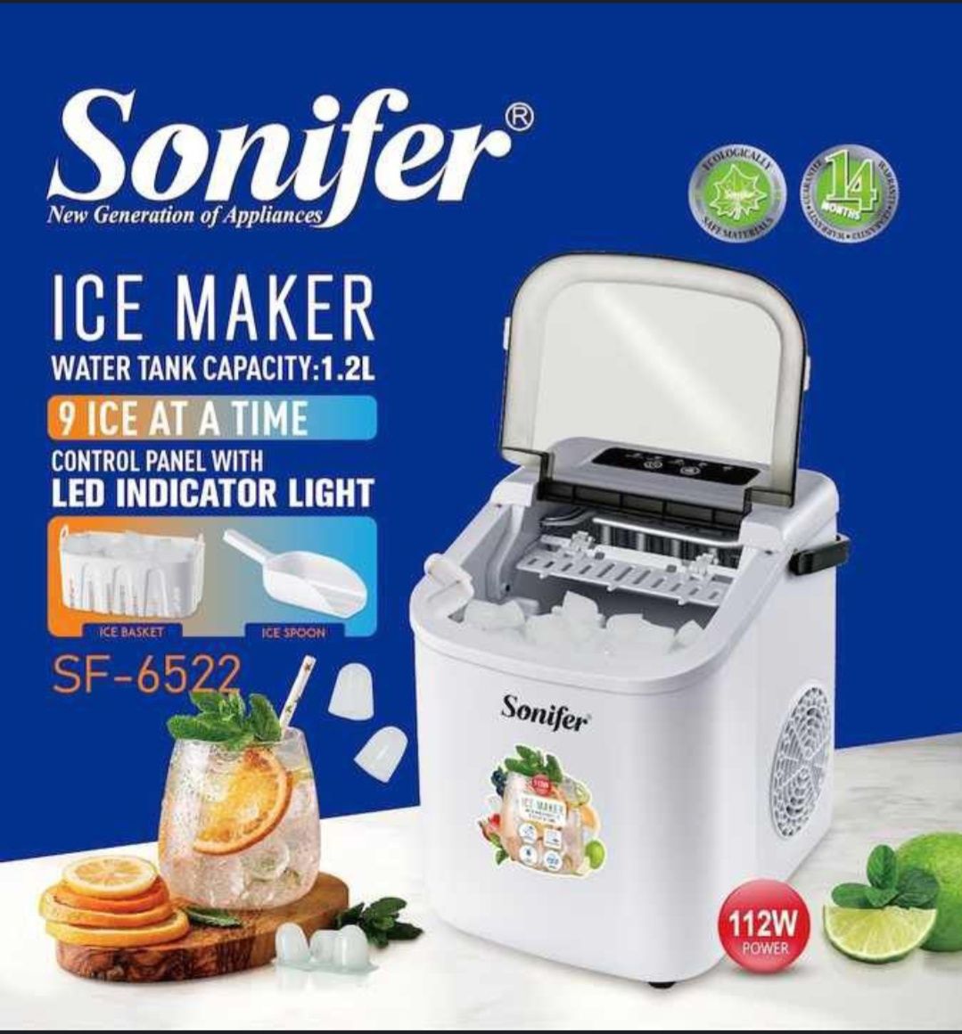 Льдогенератор Напольный Sonifer SF-6522 белый