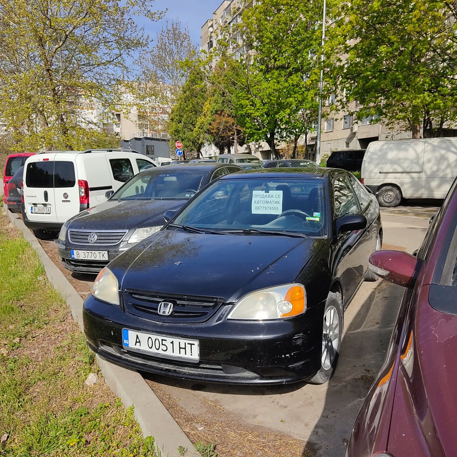 Honda Civic 7 Coupe, 1.7i, Автоматик