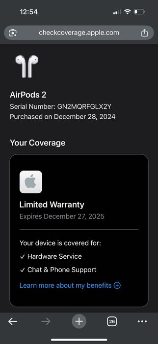 Airpods 2 нови в гаранция