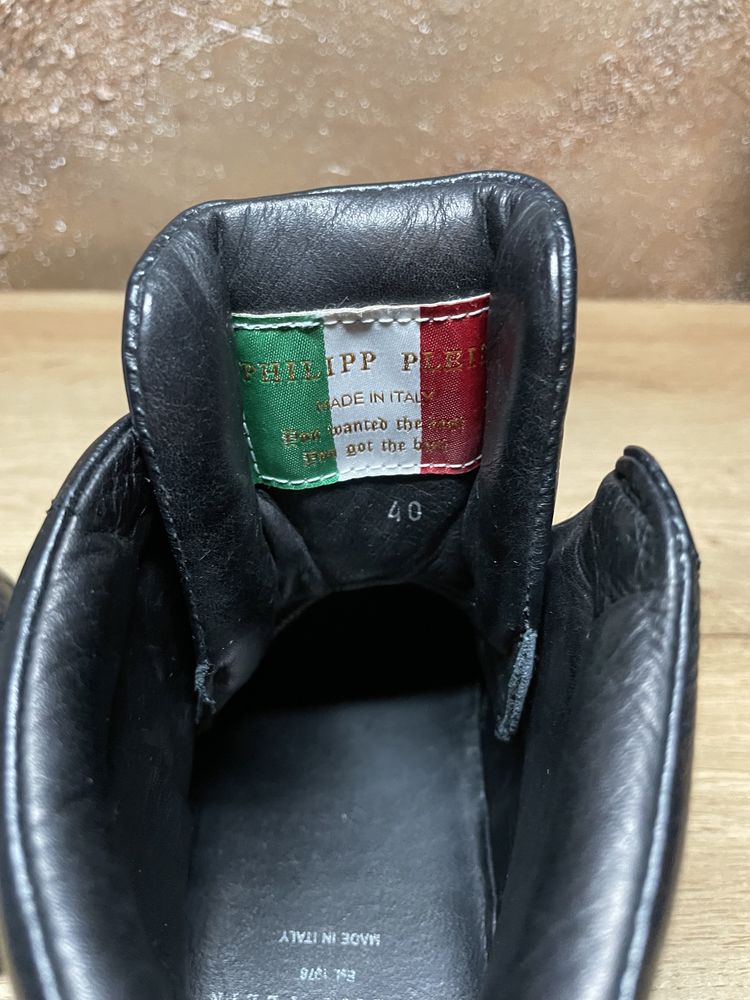 PHILIPP PLEIN „Last Call“ 40/41 обувки, естествена кожа