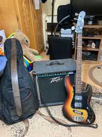 Amplificator Chitara Peavey KB-60+Chitara Bass Fender Classic