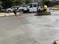 Beton Elicopterizat finisat mecanic cu quart