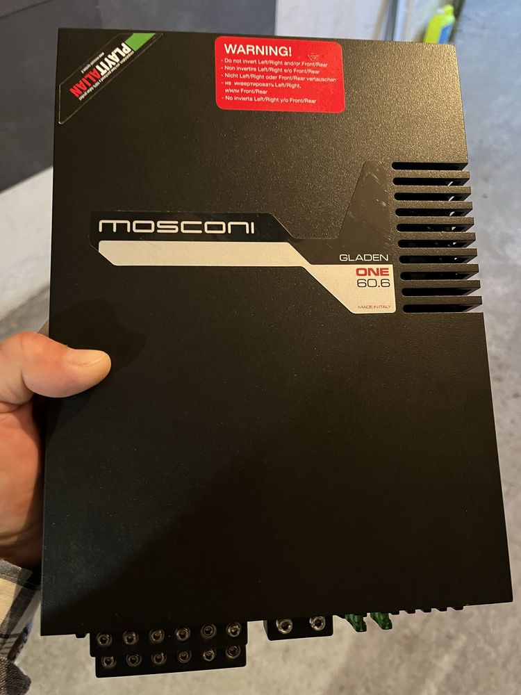 Продавам усилвател Mosconi Gladen ONE 60.6 6канален