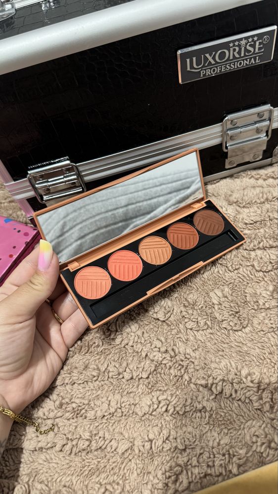 Vând geanta make-up & palete