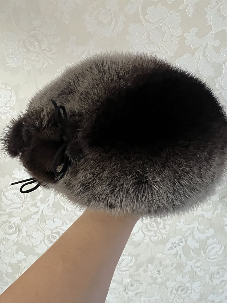 Норковая беретка