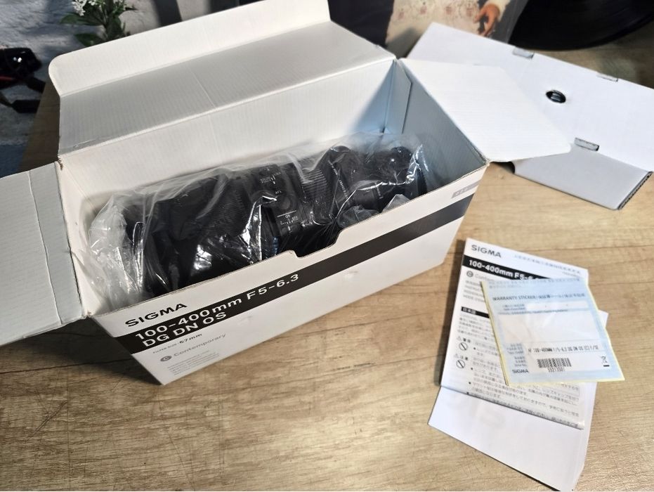 Obiectiv SIGMA 100-400mm, f5-6.3, nou ,montura SONY, full frame