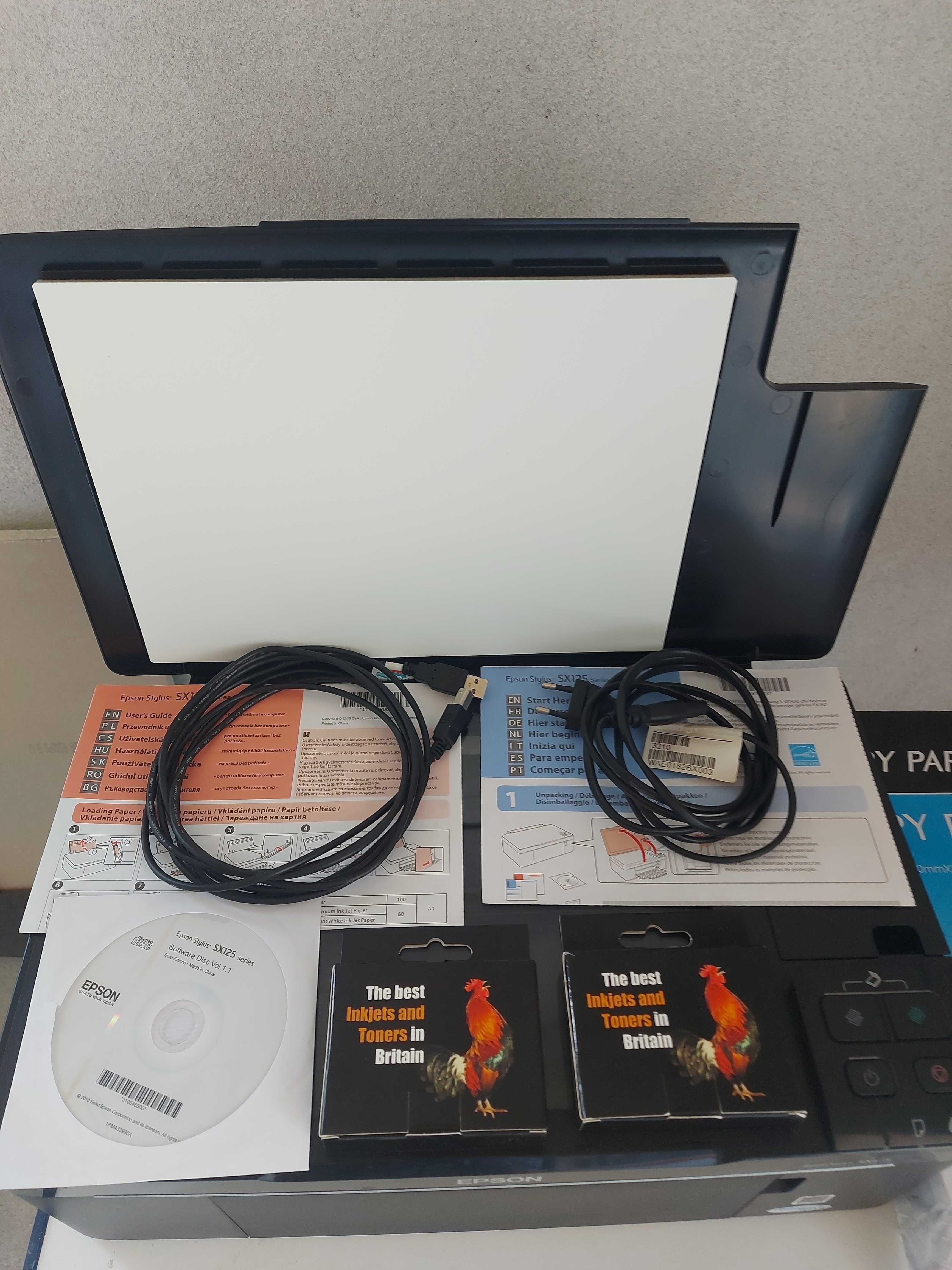 Продавам  принтер + скенер + копир Epson Stylus SX125