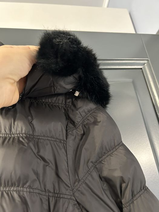 Geaca lunga blana Massimo Dutti XS