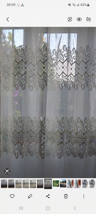 Perdea Set 2 buca 2.50  bucata lungime   pe 2.30 onsltime