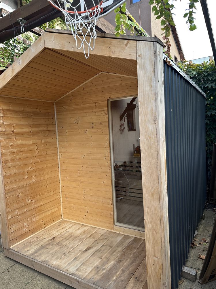 Vand sauna de exterior, icapacitate 6 locuri dimensiune 2/3