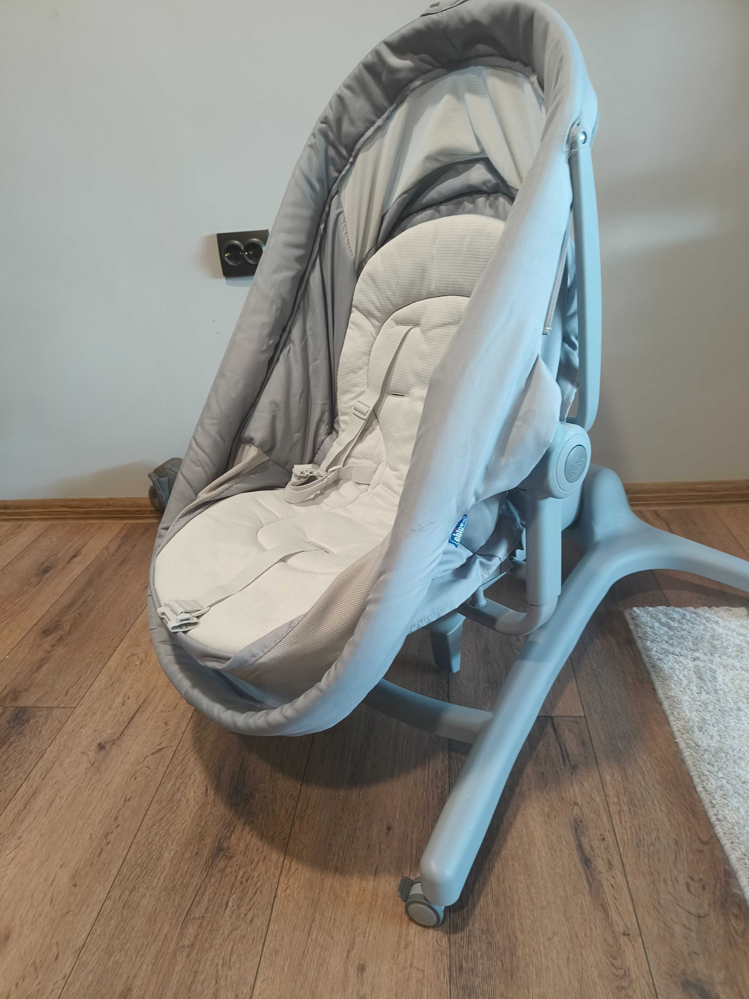 Мултифункционален шезлонг 4 в 1 Chicco - Baby Hug Air, Stone
