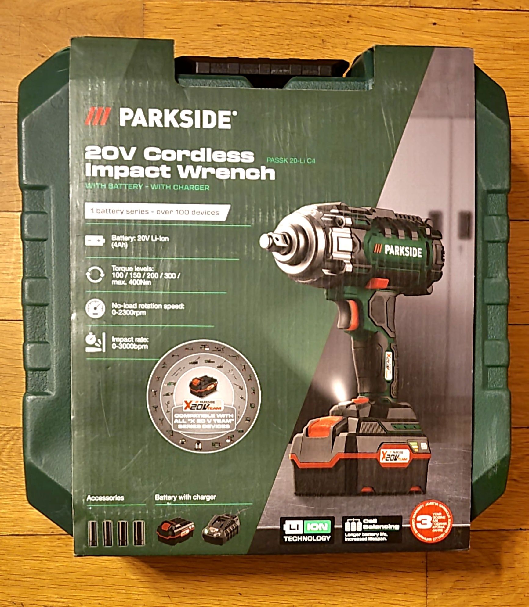 Гайковерт 20v, Ъглов гайковерт ударен 20v, Гайковерт Performance 600N